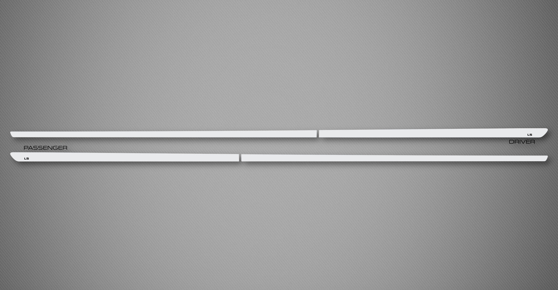 Chrome XS Body Side Moldings for 2006-2012 Lexus LS 430