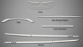 Groove Trim Kit for 2014-2018 Mazda 3 (Hatchback)