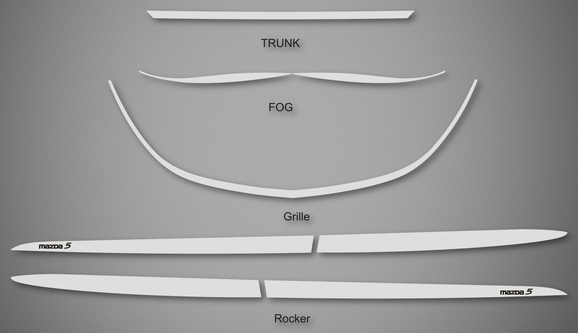 Groove Trim Kit for 2012-2017 Mazda 5