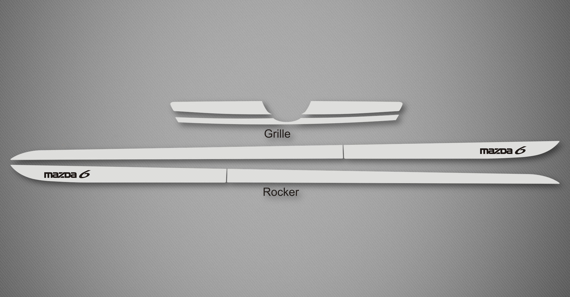 Rocker Trim Kit for 2009-2013 Mazda 6