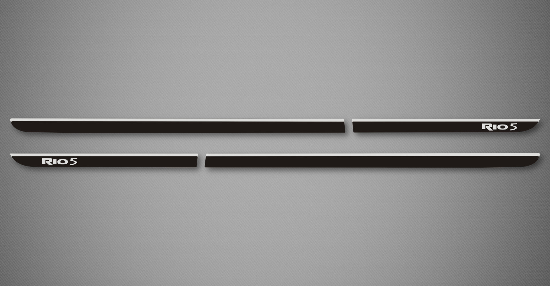 Rocker Trims (2Tone) for 2012-2017 Kia Rio (Hatchback)