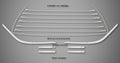 Grille, Taillight & Door Handle Trim Kit (LE) for 2015-2017 Toyota Camry