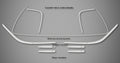 Grille, Taillight & Door Handle Trim Kit (SE, XSE) for 2015-2017 Toyota Camry