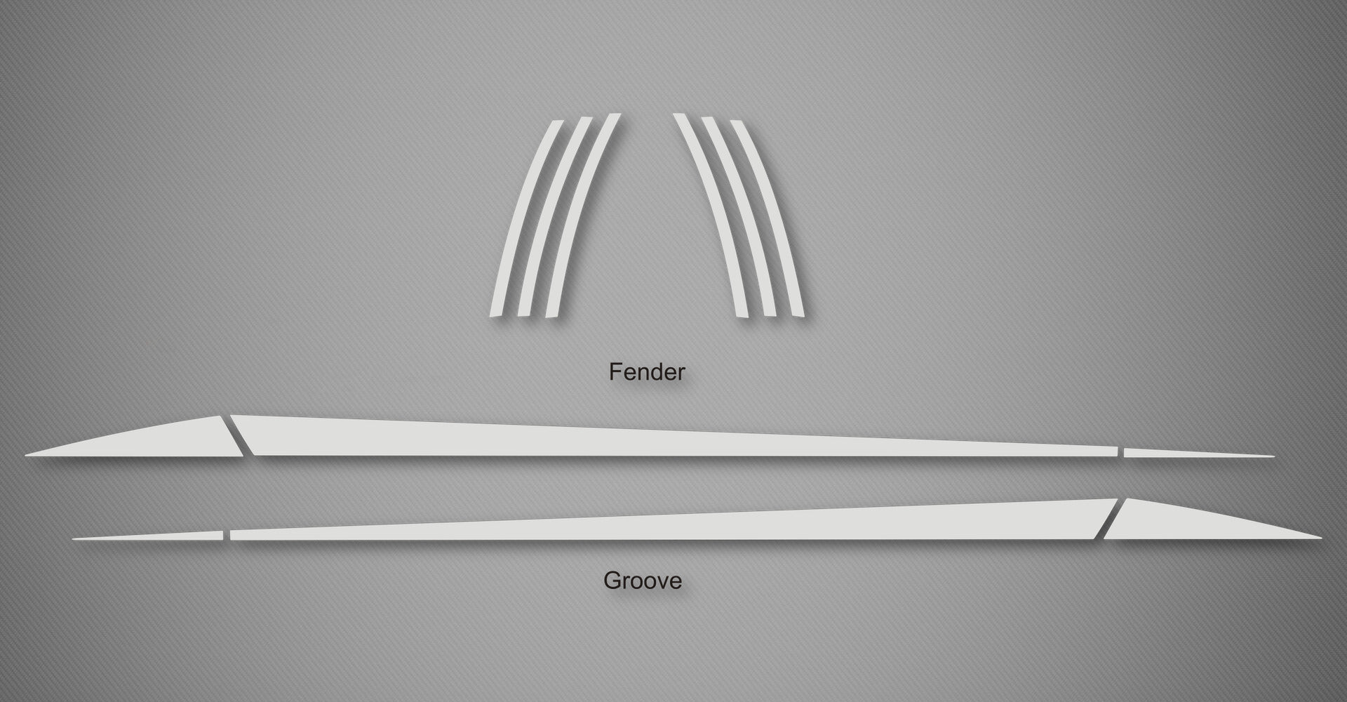 Groove Trim Kit for 2010-2015 Chevrolet Camaro (Coupe)
