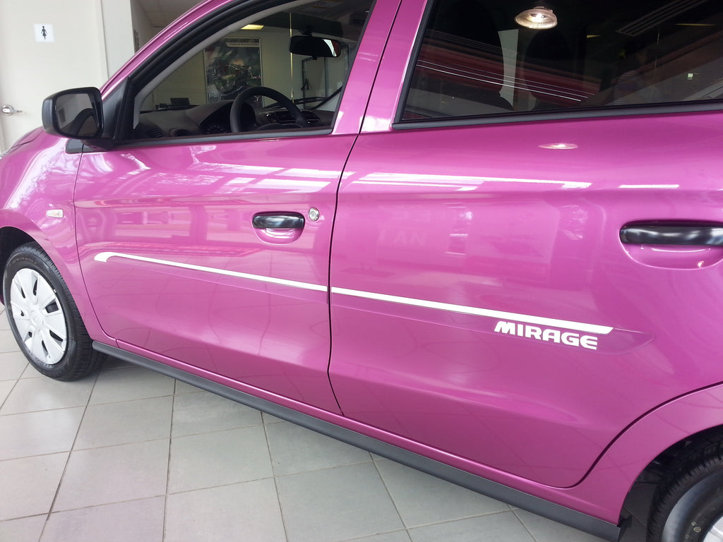 Venom B Body Side Moldings for 2017-2020 Mitsubishi Mirage G4 — 3