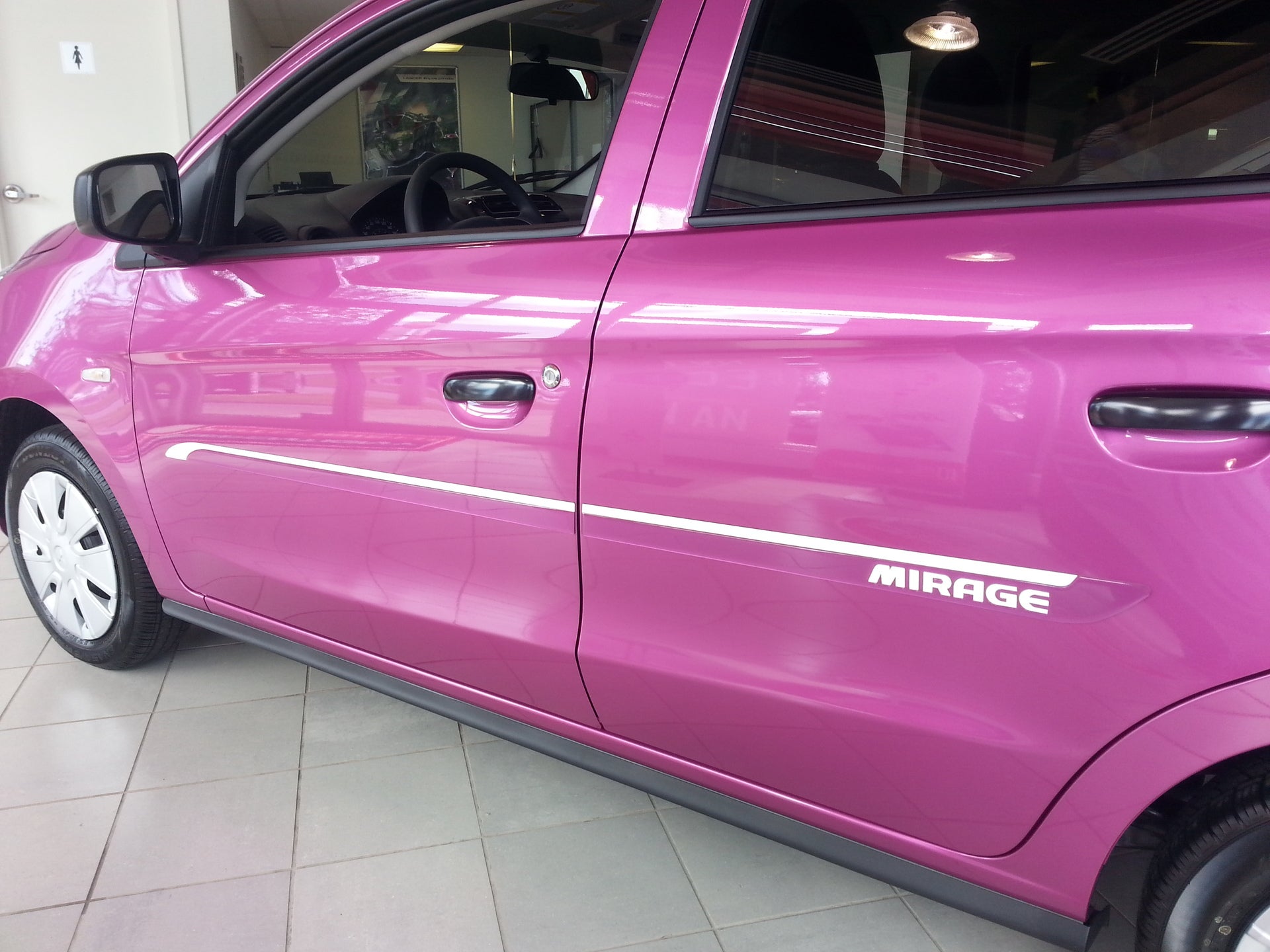 Venom B Body Side Moldings for 2017-2020 Mitsubishi Mirage G4 — 3
