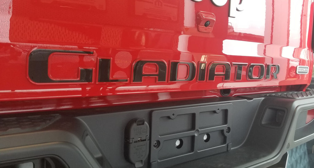 2-Tone Hood and Tailgate Logo Kit for 2020-2026 Jeep Gladiator — 5