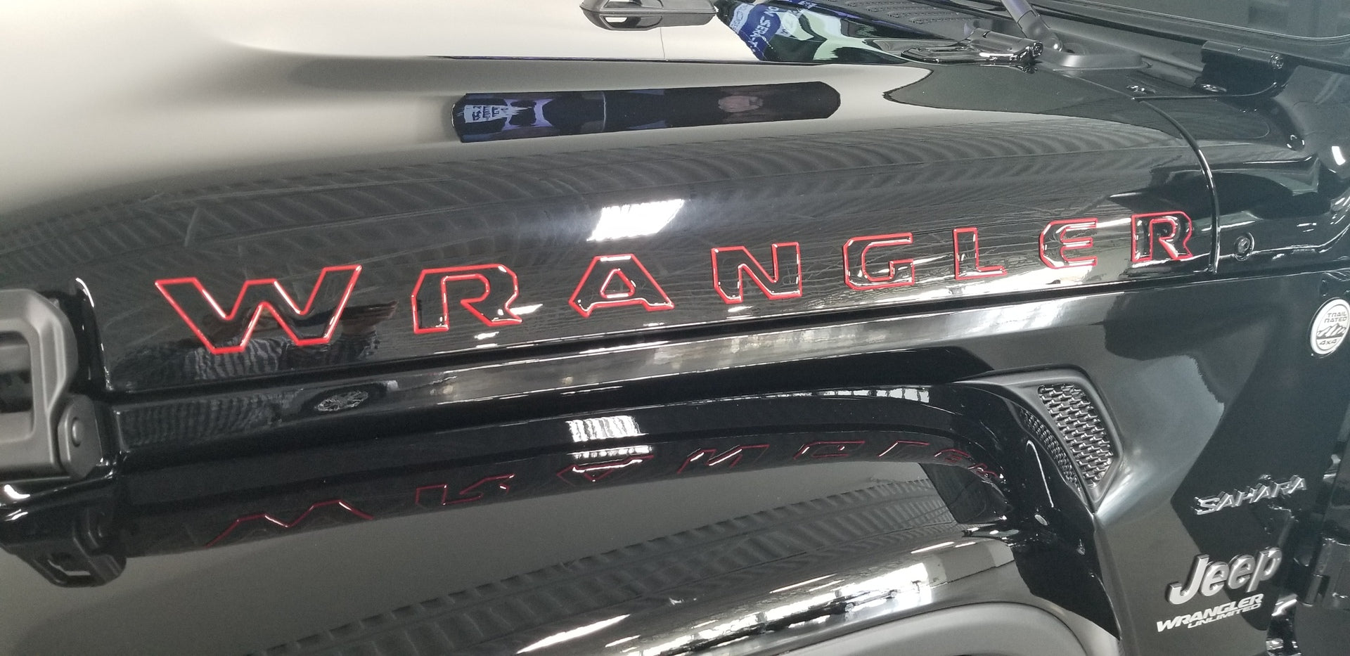 2-Tone Hood Logo for 2018-2026 Jeep Wrangler — 2