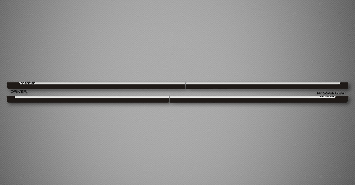 Azure C Body Side Moldings for 2007-2019 Nissan Frontier (Crew Cab)
