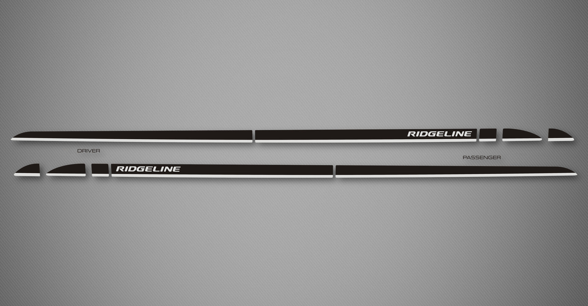 2-Tone Groove Trims for 2017-2026 Honda Ridgeline (Crew Cab)