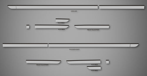 2-Tone Groove Trims for 2015-2020 Ford F-150 (SuperCab)