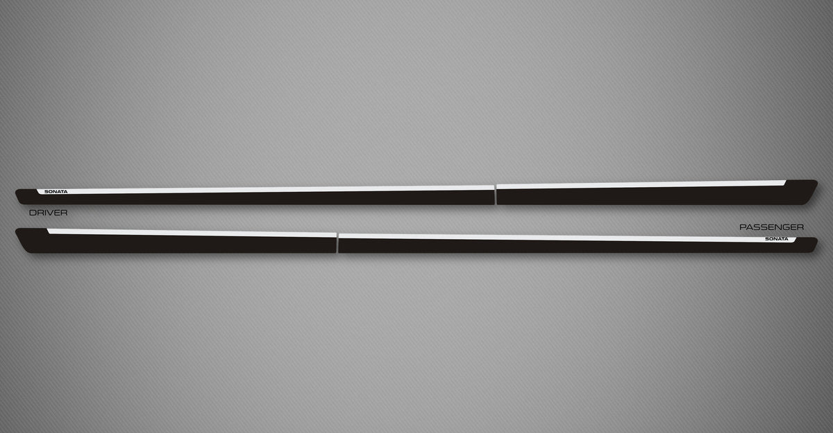 Azure C Body Side Moldings for 2011-2026 Hyundai Sonata