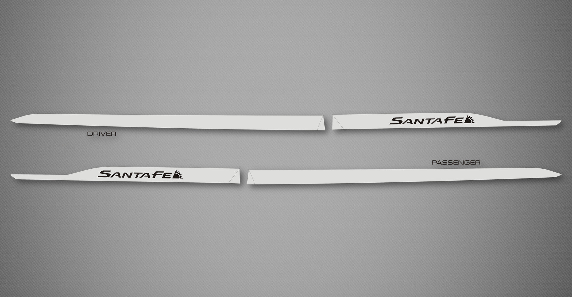Rocker Trims for 2019-2023 Hyundai Santa Fe