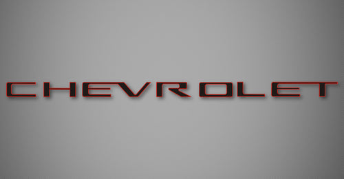 2-Tone Tailgate Logo for 2019-2026 Chevrolet Silverado 1500 (Crew Cab)