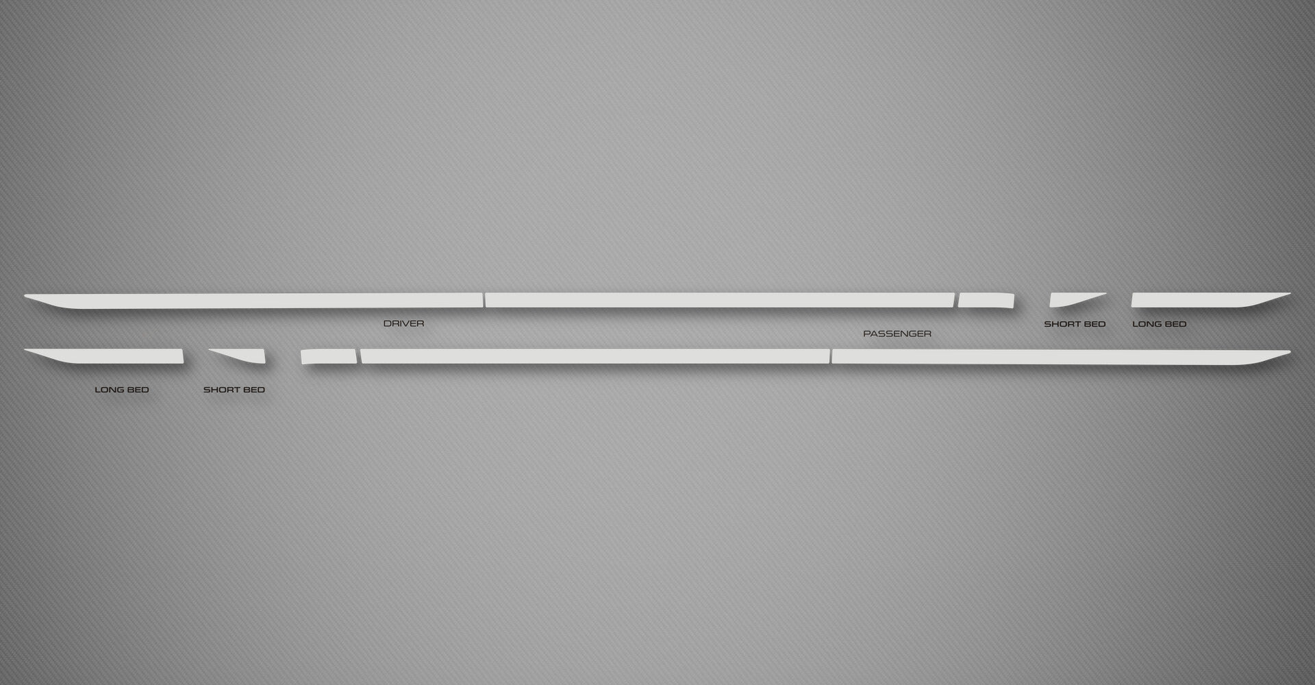 Groove Trims for 2019-2026 Ram 1500 (Crew Cab)