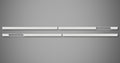 Paint XS Body Side Moldings for 2019-2026 GMC Sierra 1500 Elevation (Crew Cab, Cut-Out)