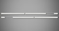 Chrome XS Body Side Moldings for 2019-2026 GMC Sierra 1500 Elevation (Double Cab, Cut-Out)
