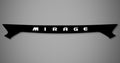 Hood Protector w/ Logo for 2014-2020 Mitsubishi Mirage (Hatchback)