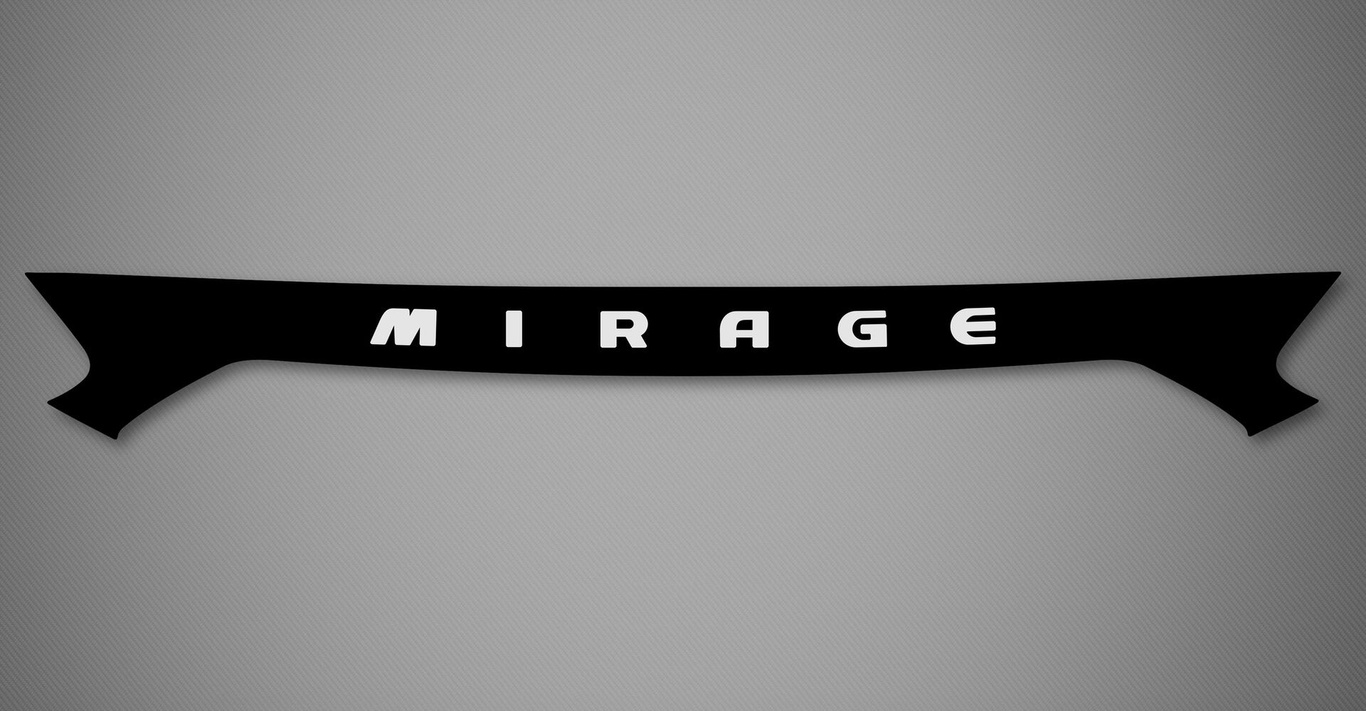 Hood Protector w/ Logo for 2014-2020 Mitsubishi Mirage (Hatchback)