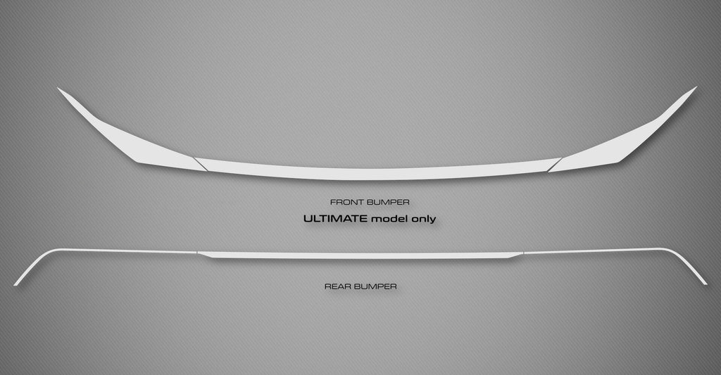 Front & Rear Bumper Trim (Ultimate) for 2021-2023 Hyundai Elantra