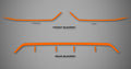 Front & Rear Bumper Trim for 2021-2026 Nissan Versa