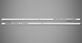 Chrome XS Body Side Moldings for 2020-2026 GMC Sierra 2500HD Denali (Crew Cab, Cut-Out)
