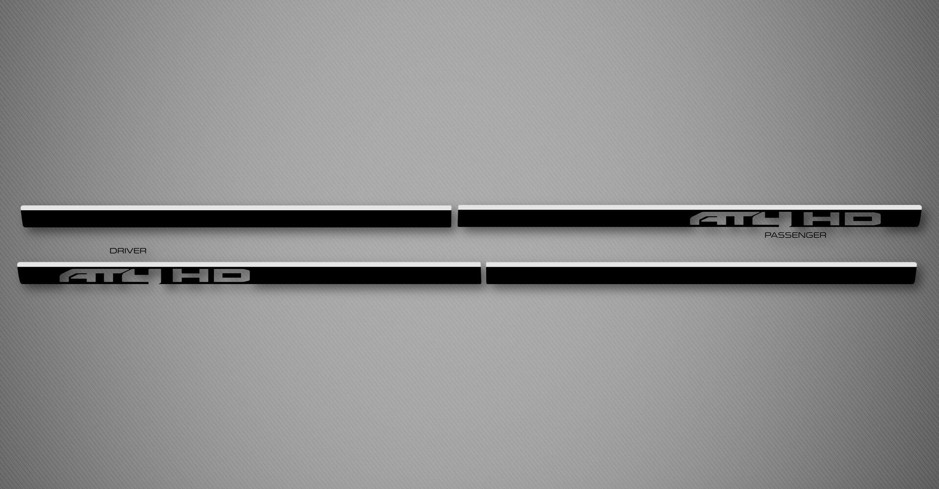 Azure C Body Side Moldings for 2020-2026 GMC Sierra 2500HD AT4 (Crew Cab, Cut-Out)