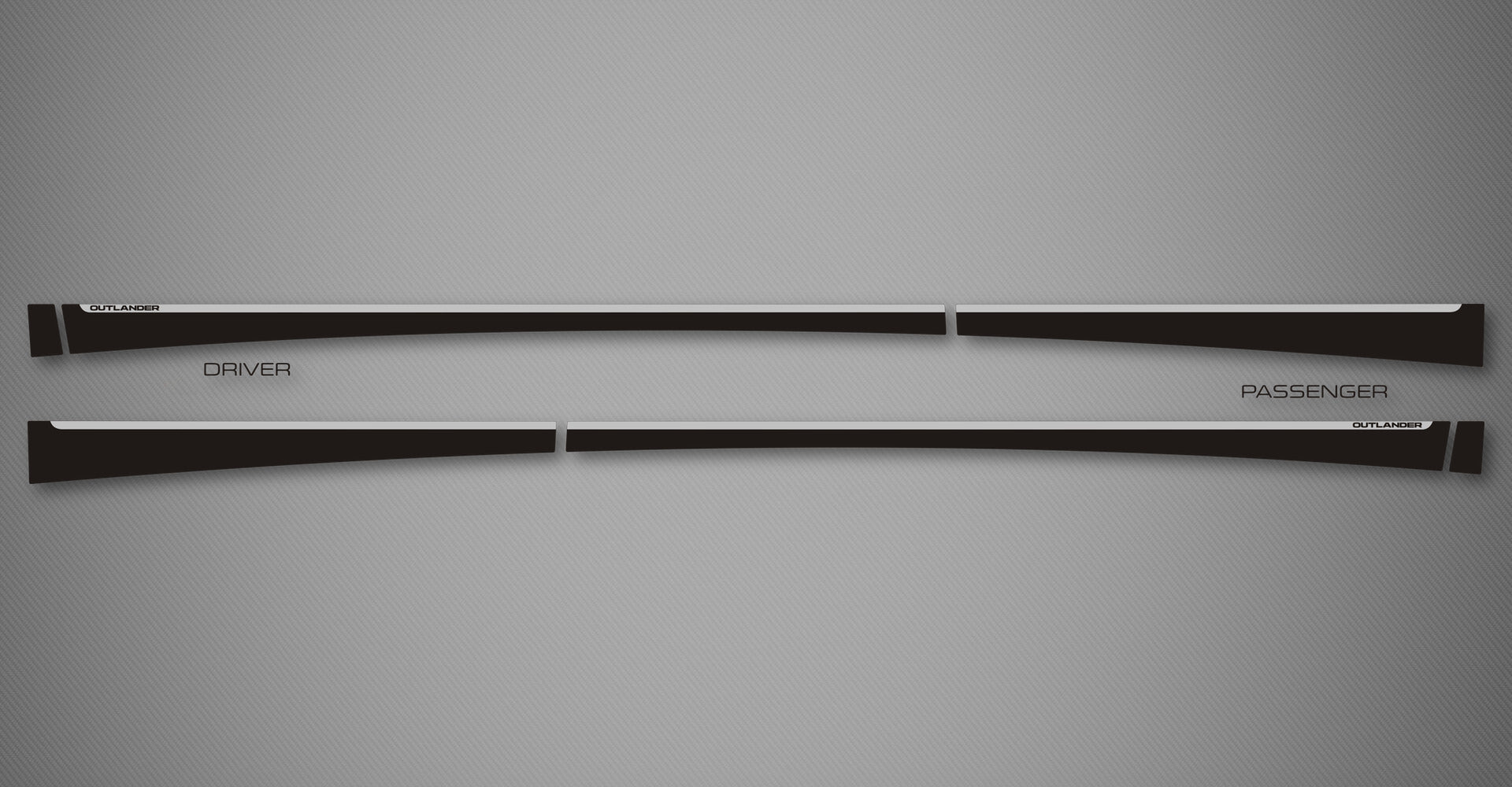 Rocker Trims (2Tone) for 2022-2026 Mitsubishi Outlander