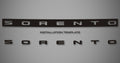 Tailgate Logo for 2021-2022 Kia Sorento
