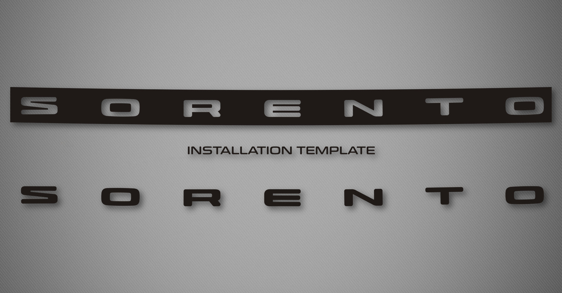 Tailgate Logo for 2021-2022 Kia Sorento