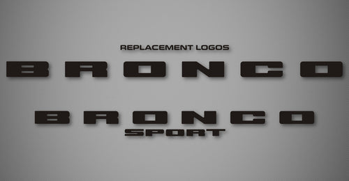 2-Tone Tailgate Logo for 2022-2026 Ford Bronco Sport