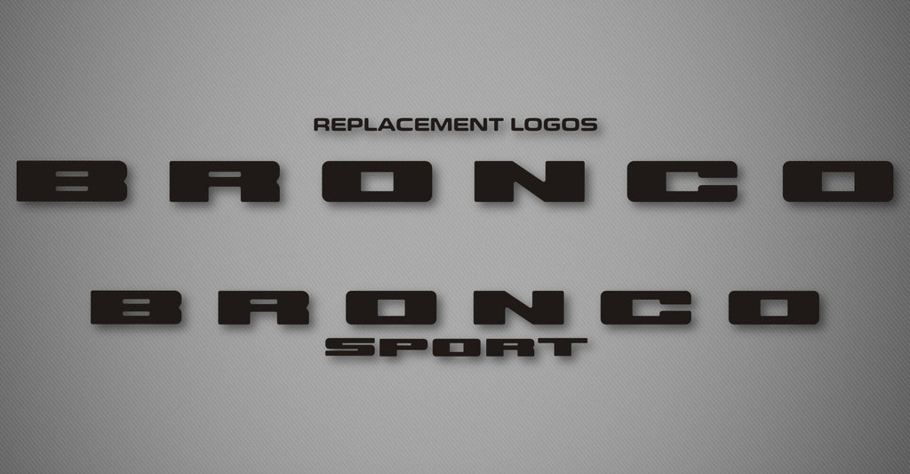 2-Tone Tailgate Logo for 2022-2026 Ford Bronco Sport