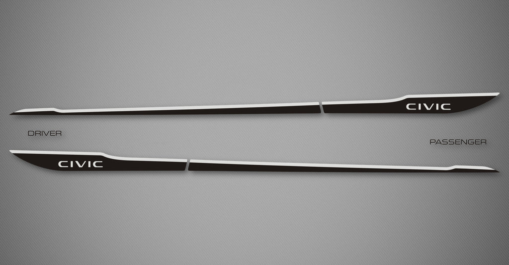 Rocker Trims (2Tone) for 2022-2026 Honda Civic