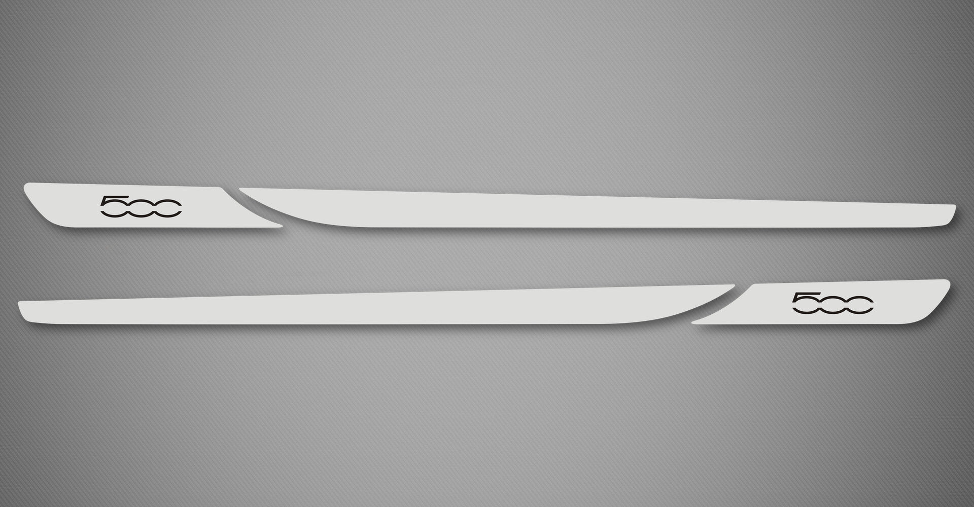 Rocker Trims for 2012-2020 Fiat 500 (Convertible)