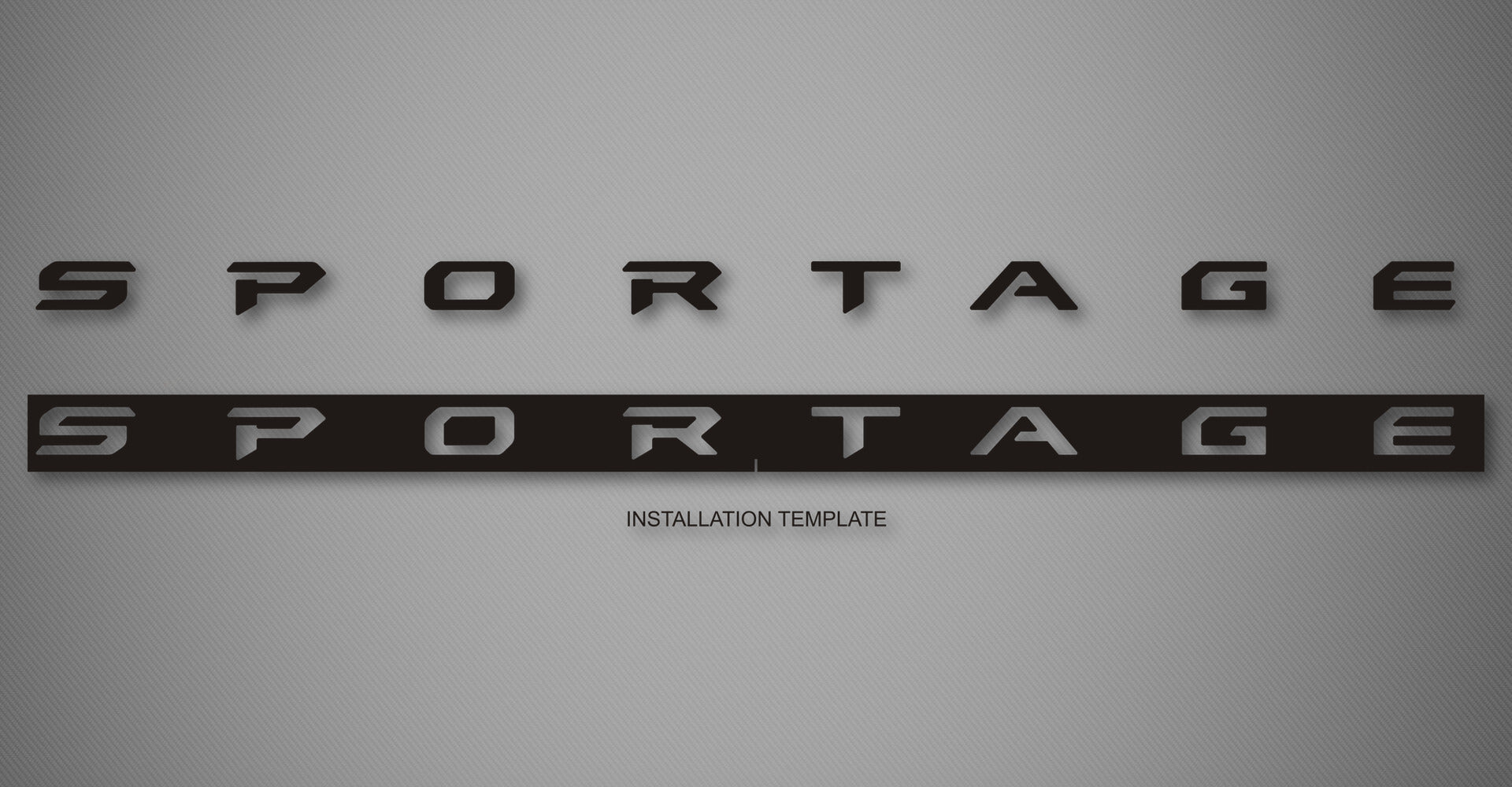Tailgate Logo for 2023-2026 Kia Sportage