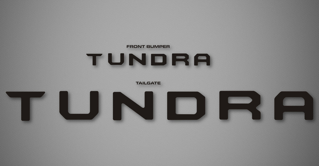 Hood and Tailgate Logo Kit for 2022-2026 Toyota Tundra (CrewMax Cab)