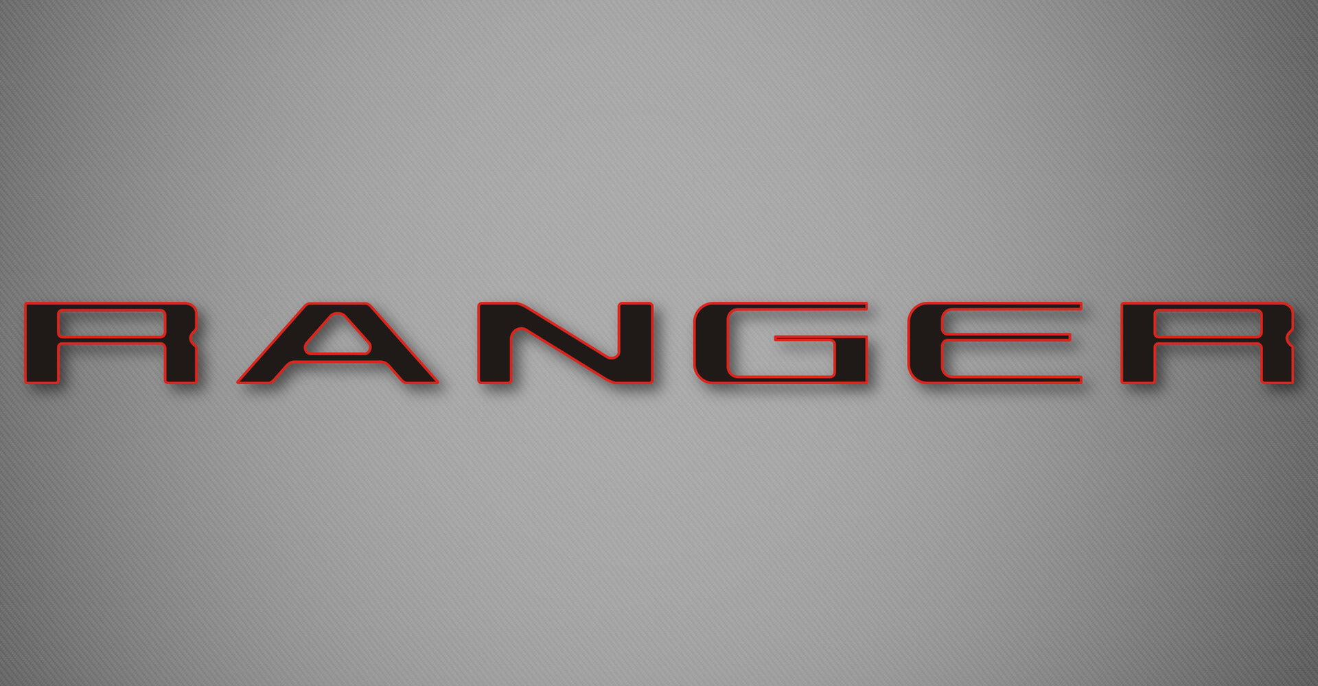2-Tone Tailgate Logo for 2019-2023 Ford Ranger (SuperCab)