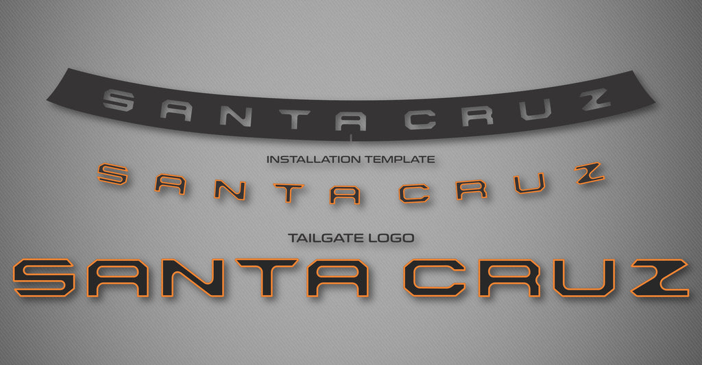 2-Tone Hood and Tailgate Logo Kit for 2022-2026 Hyundai Santa Cruz