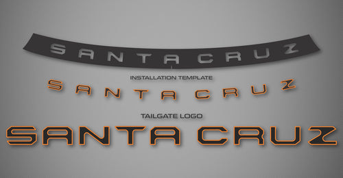 2-Tone Hood and Tailgate Logo Kit for 2022-2026 Hyundai Santa Cruz