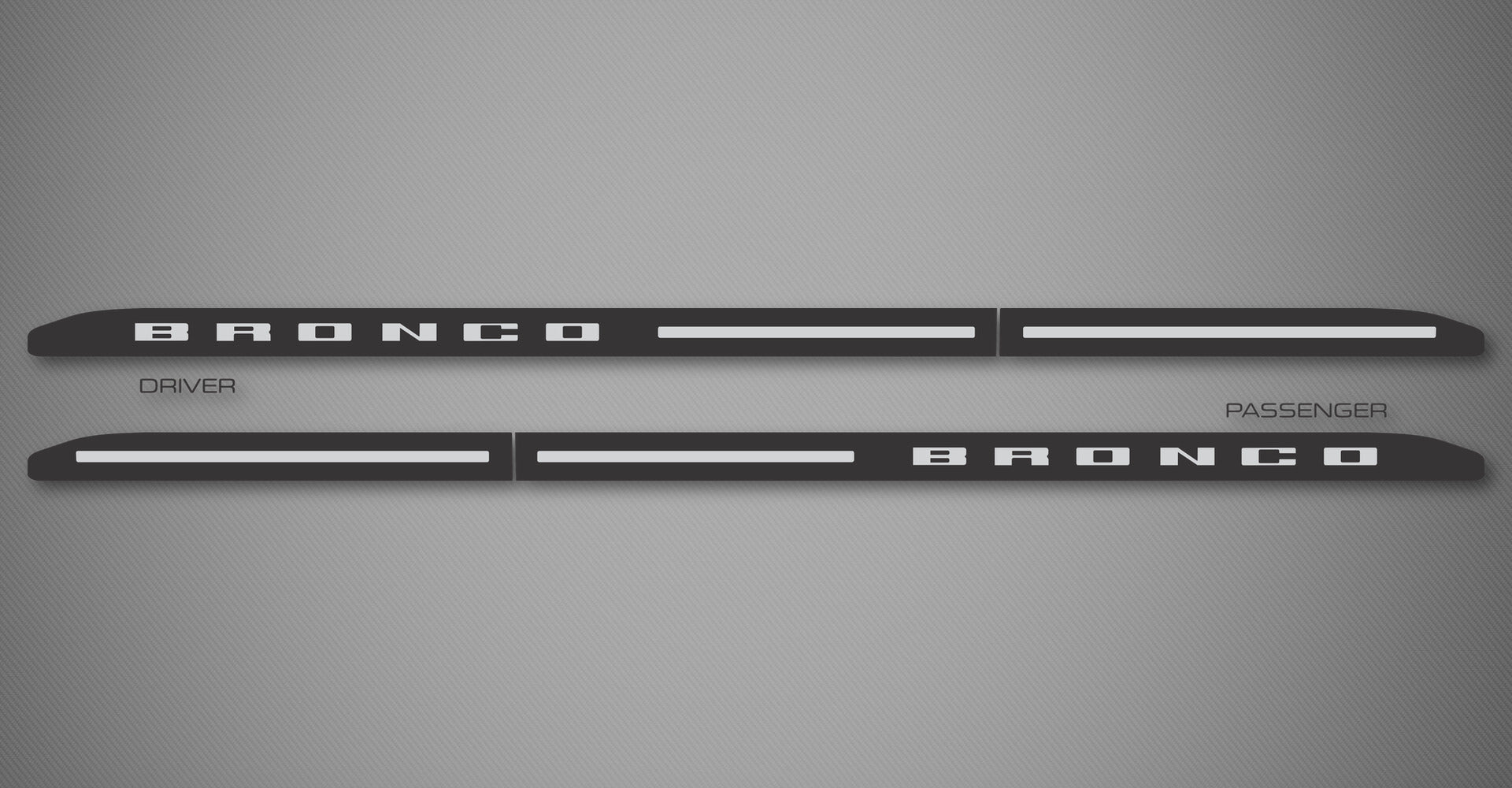 Venom B Body Side Moldings for 2021-2026 Ford Bronco Sport