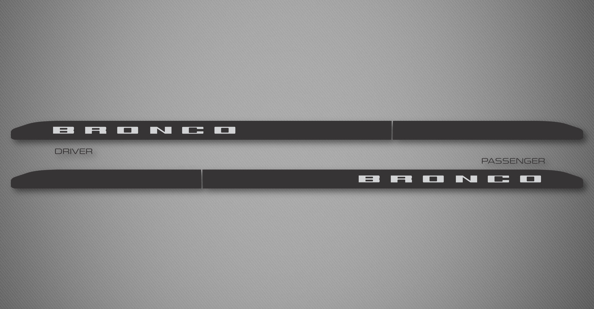 Venom S Body Side Moldings for 2021-2026 Ford Bronco Sport