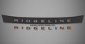 2-Tone Tailgate Logo for 2024-2026 Honda Ridgeline (Crew Cab)