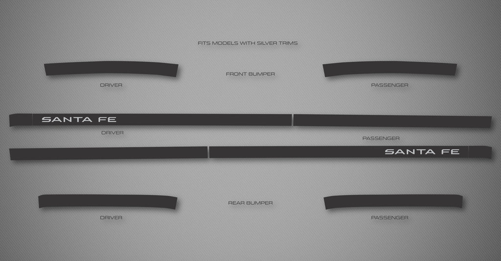 Rocker Trim Kit for 2024-2026 Hyundai Santa Fe