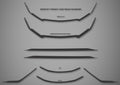 Rocker Trim Kit for 2018-2023 Ford Mustang (Convertible)