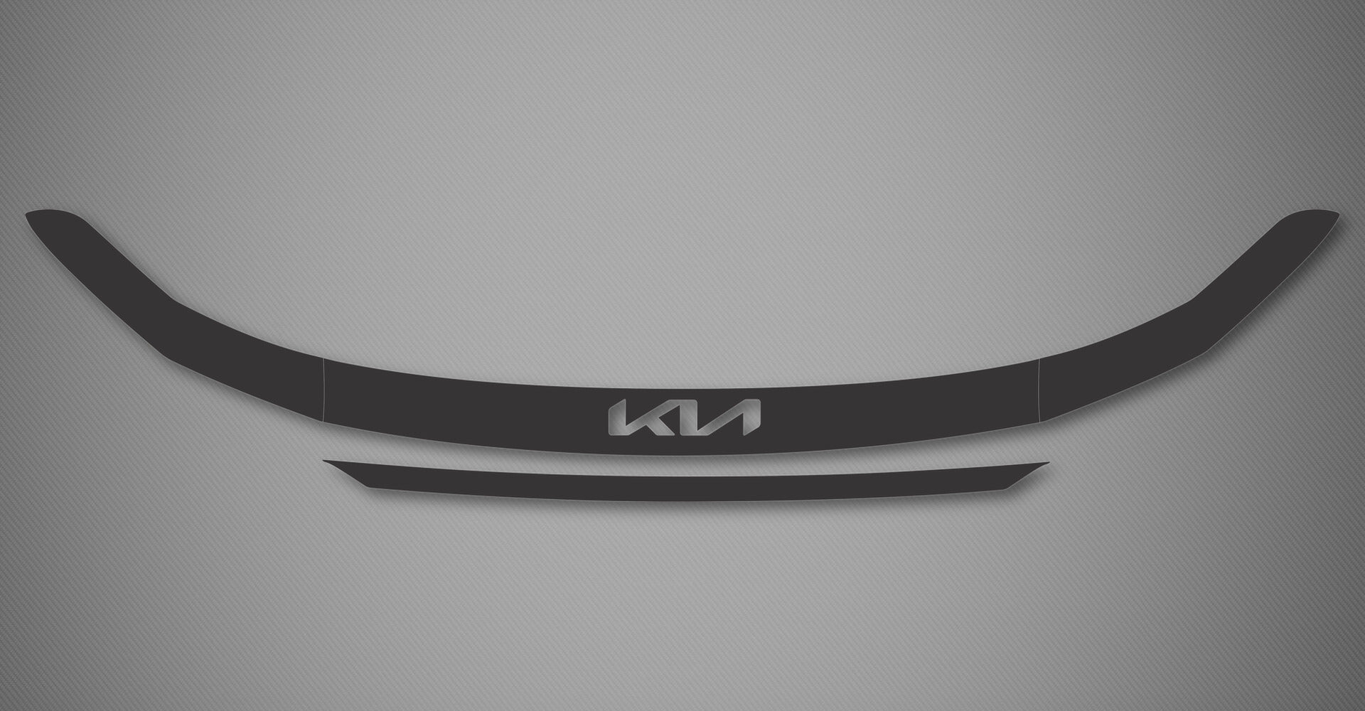 Hood Protector w/ Logo for 2024-2026 Kia Sorento (Cut-Out)