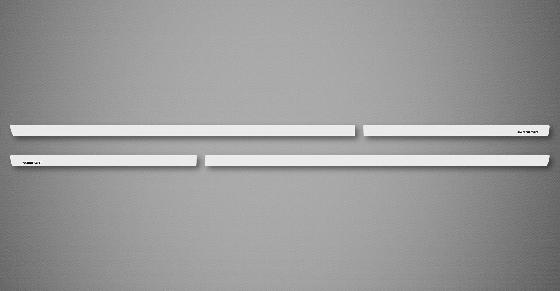 Paint XS Body Side Moldings for 2026 Honda Passport