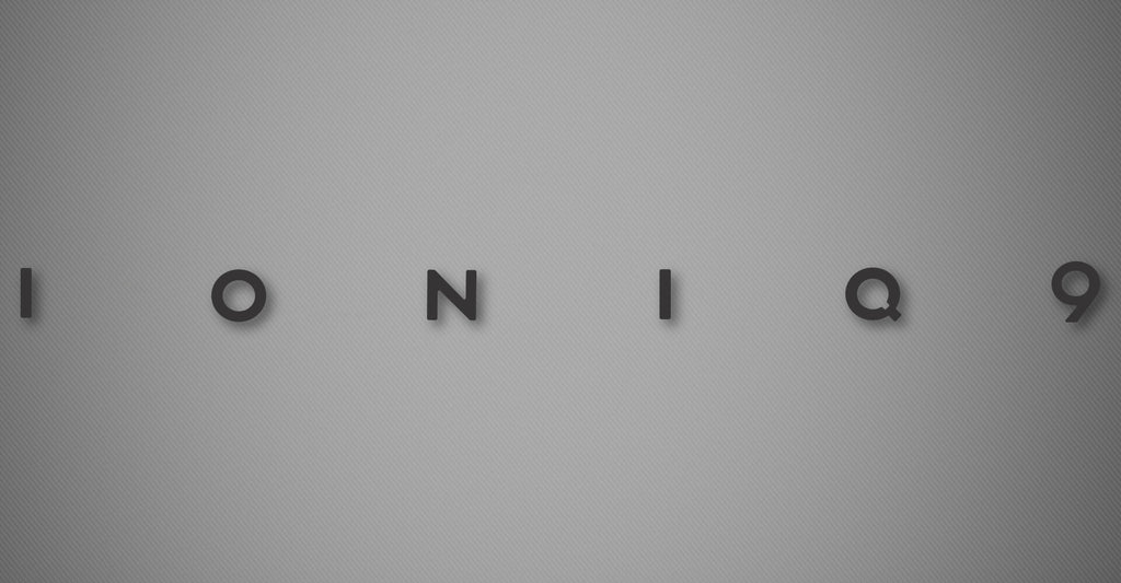 Tailgate Logo for 2026 Hyundai Ioniq 9