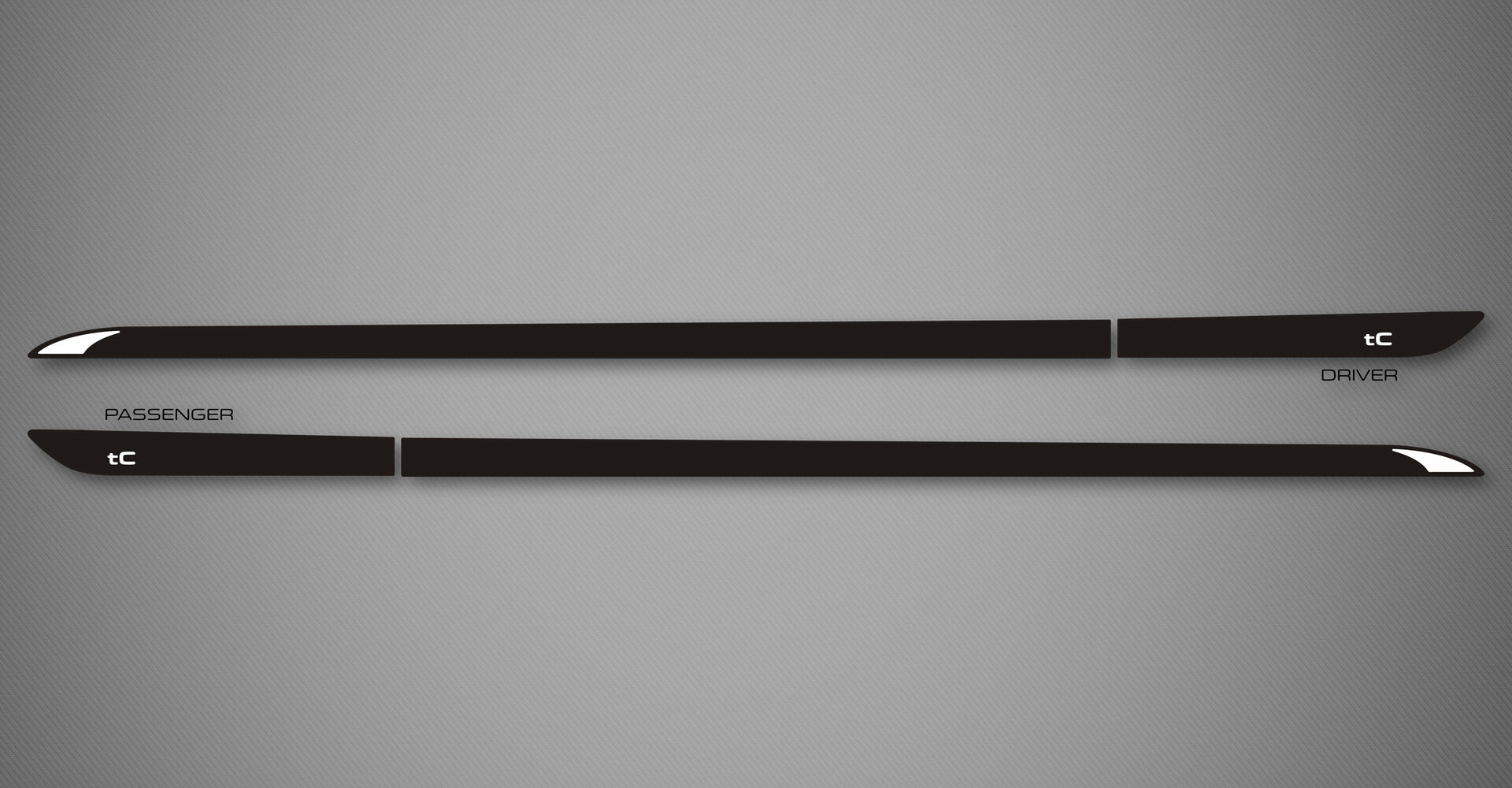 Venom S Body Side Moldings for 2012-2017 Scion tC (Hatchback)
