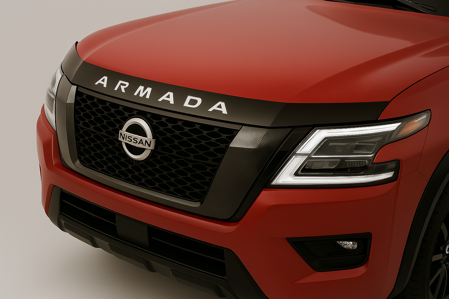 Hood Protector w/ Logo for 2019-2020 Nissan Armada — 2