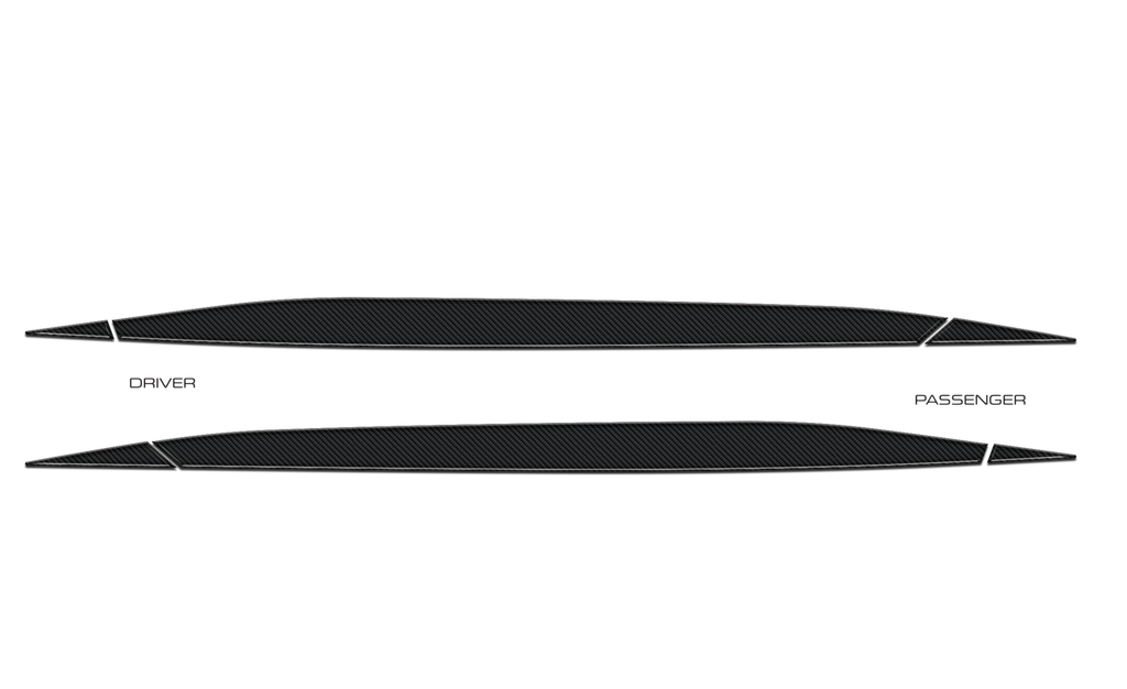 Rocker Trims for 2020-2026 Chevrolet Corvette (Convertible) — 2